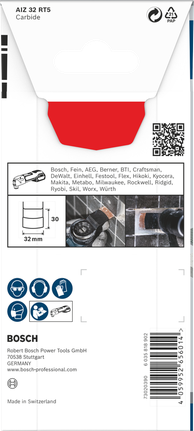 Lưỡi dao đa năng Bosch PRO AIZ 32 RT5 2,5 x 32 mm.