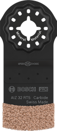 Lưỡi dao đa năng Bosch PRO AIZ 32 RT5 có cạnh bằng cacbua.
