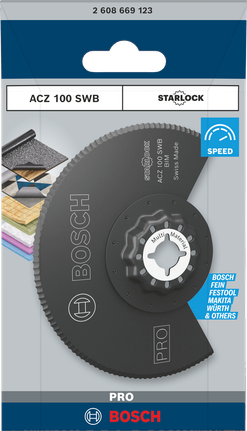 Lưỡi dao đa năng Bosch PRO ACZ 100 SWB 100 mm.