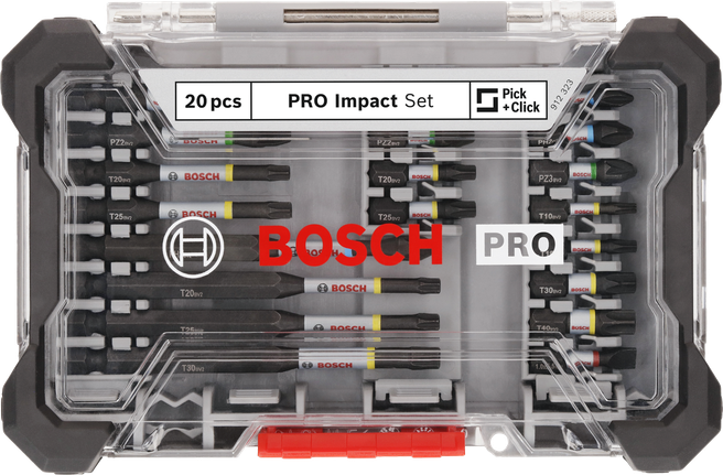 Bộ 20 mũi vặn vít Bosch PRO Impact.