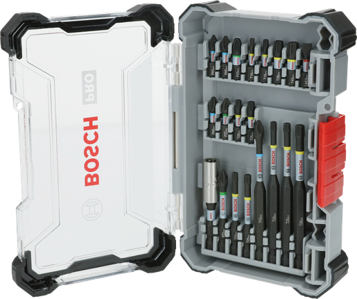 Bộ mũi vít Bosch PRO Impact gồm 20 chiếc trong một hộp.