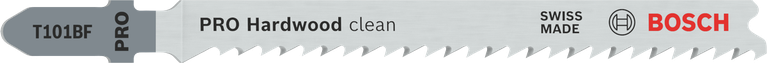 Lưỡi cưa lọng PRO Hardwood clean T101BF, 100 mm, 5 chiếc Lưỡi cưa lọng Bosch PRO Hardwood clean T101BF 100 mm.