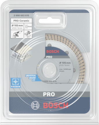 Đĩa kim cương gốm Bosch PRO 105×20/16 mm.