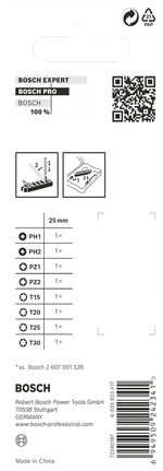 Bộ mũi khoan động lực 8 món 25mm Bosch.