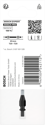 Mũi khoan hai đầu Bosch PRO T20 65 mm.