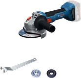 Máy mài góc dùng pin Bosch GWS 18V-8 kèm phụ kiện.