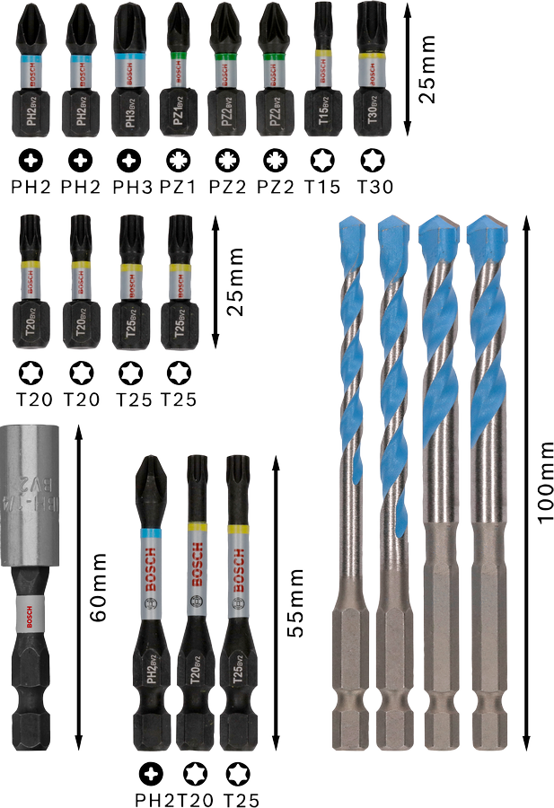 Bộ PRO Impact Mixed Set