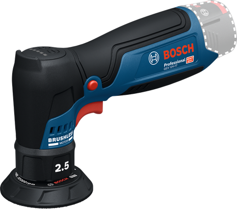 GEX 12V-77 Máy chà nhám quỹ đạo ngẫu nhiên Bosch GEX 12V-77 có động cơ không chổi than.