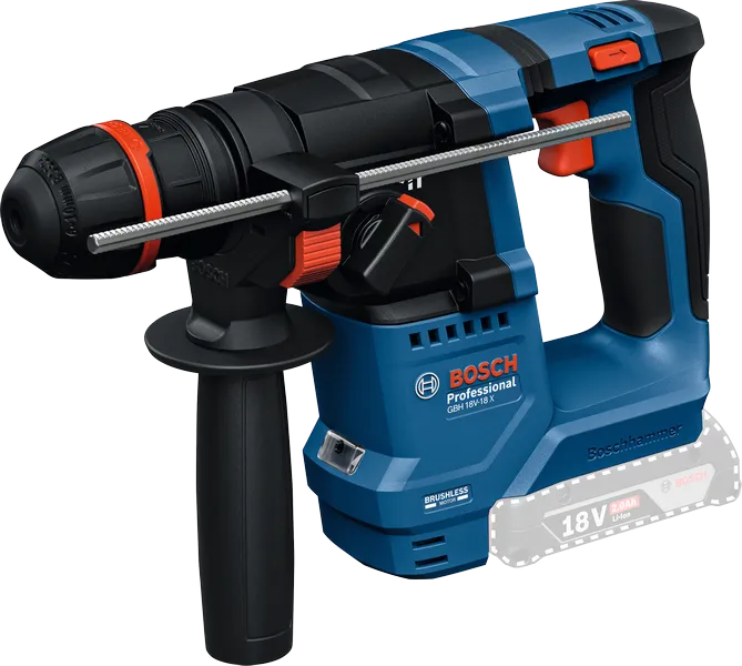 GBH 18V-18 X Máy khoan búa không dây Bosch GBH 18V-18 X với ONECHUCK.