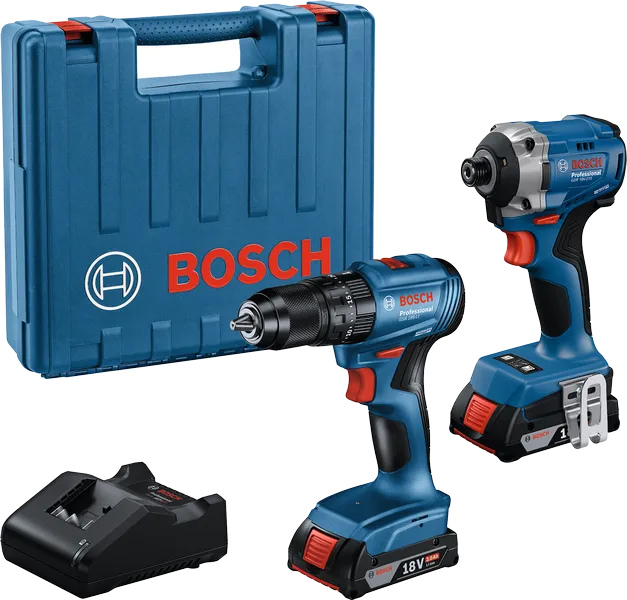 Bộ máy khoan và vặn vít dùng pin 18V Bosch .