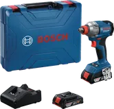 Bộ máy vặn vít động lực Bosch GDX 18V-285 kèm hộp đựng.
