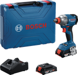 Bộ máy vặn vít động lực Bosch GDX 18V-285 kèm hộp đựng.