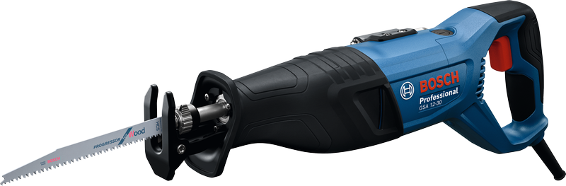 Máy cưa lọng Bosch GSA 12-30 có tay cầm tiện dụng.