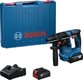 Máy khoan búa Bosch GBH 18V-18 kèm pin, bộ sạc, hộp đựng.