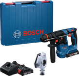 Bộ máy khoan búa Bosch GBH 18V-18 kèm theo pin 18V.