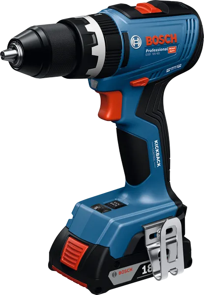 GSB 18V-65 Máy khoan động lực dùng pin Bosch GSB 18V-65 có chức năng kiểm soát chống giật ngược.