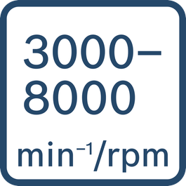 3000–8000 vòng/phút
