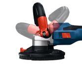 Máy mài bê tông Bosch GBR 18V-15 S có tay cầm có thể điều chỉnh.