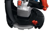 Máy mài bê tông Bosch GBR 18V-15 S có tấm chắn bụi.