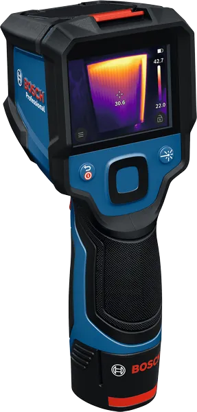 Camera nhiệt Bosch GTC 12V-450-13 có màn hình màu.