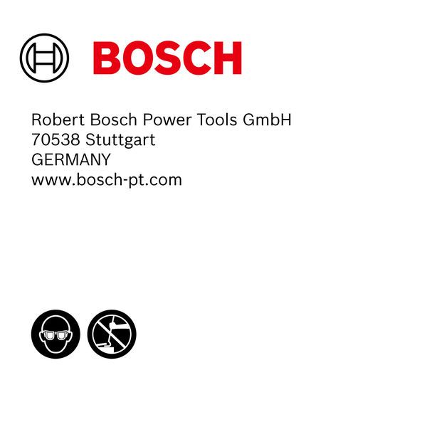 Biểu tượng an toàn của tua vít Bosch .