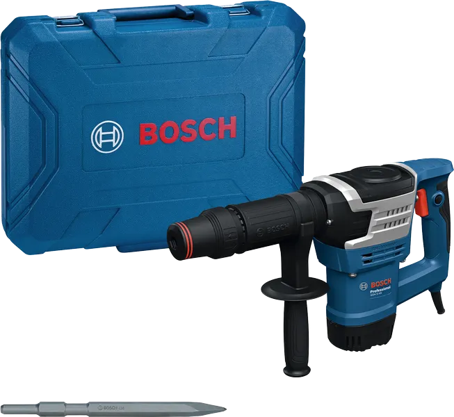 Máy đục bê tông Bosch GSH 5 HX SDS max có hộp đựng.