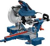 Máy cưa góc D Bosch GCM 340-305 có tay trượt.