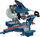 Máy cưa góc D Bosch GCM 340-305 có tay trượt.