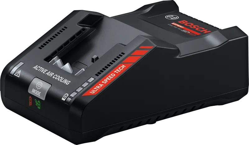 Bộ sạc Bosch EXAL18V-160 có khả năng sạc cực nhanh.
