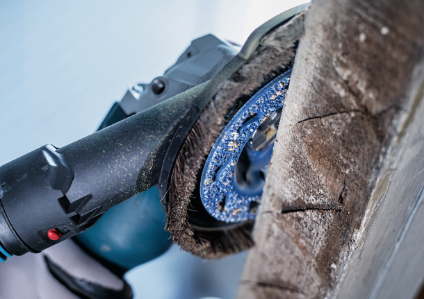 Đầu mài carbide EXPERT Multi Material Medium, Dạng phẳng, X-LOCK, 115 mm, 22,23 mm Đĩa chà nhám Bosch dùng để chà nhám gỗ thô.