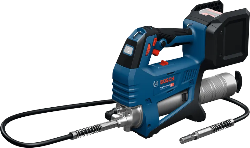 GFP 18V-10 Súng bơm mỡ dùng pin Bosch GFP 18V-10 có kèm ống.