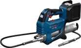 Súng bơm mỡ dùng pin Bosch GFP 18V-10 có kèm ống.