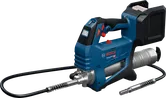Súng bơm mỡ dùng pin Bosch GFP 18V-10 có kèm ống.