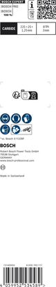 EXPERT ‘Thick Tough Metal’ Lưỡi cưa Bosch EXPERT Thick Tough Metal S1155CHC 225mm.