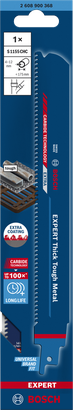 EXPERT ‘Thick Tough Metal’ Lưỡi cưa lọng Bosch EXPERT Thick Tough Metal S1155CHC.
