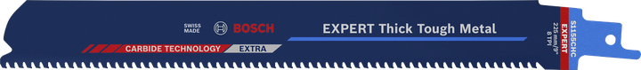 EXPERT Thick Tough Metal S1155CHC Lưỡi cưa lọng Bosch EXPERT Thick Tough Metal S1155CHC.