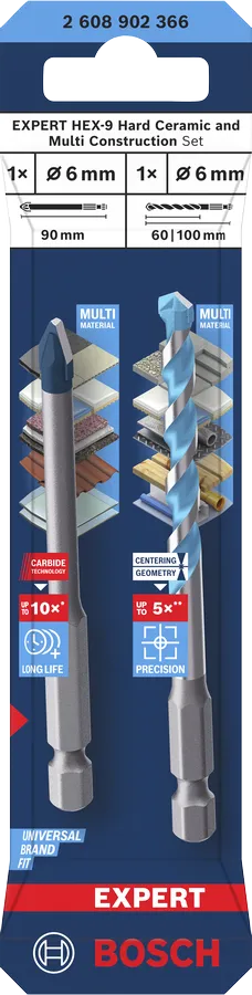 Bộ EXPERT HEX-9 Hard Ceramic và Multi Construction