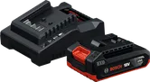 Bộ pin và sạc Bosch 18V dành cho dụng cụ không dây.