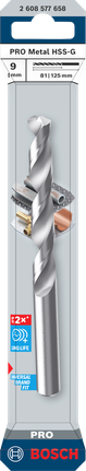 Mũi khoan xoắn Bosch PRO Metal HSS-G 9mm.