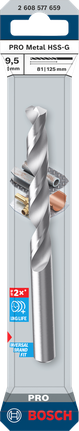Mũi khoan Bosch PRO Metal HSS-G 9.5×81×125mm.