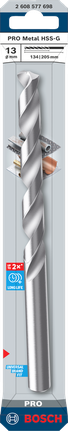 Mũi khoan xoắn Bosch PRO Metal HSS-G 13 mm.