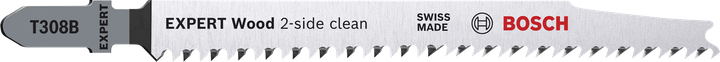 EXPERT Wood 2-side clean T308B Lưỡi cưa lọng Bosch EXPERT Wood 2 mặt sạch T308B.