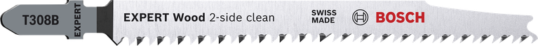 Lưỡi cưa lọng EXPERT ‘Wood 2-side clean’ T 308 B, 5 chiếc Lưỡi cưa lọng Bosch EXPERT Wood 2 mặt sạch T308B.