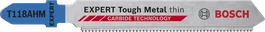 Lưỡi cưa lọng Bosch EXPERT Tough Metal T118AHM, răng cacbua.