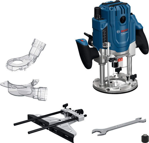 Máy phay Bosch GOF 20-12 có chức năng điều chỉnh độ sâu.