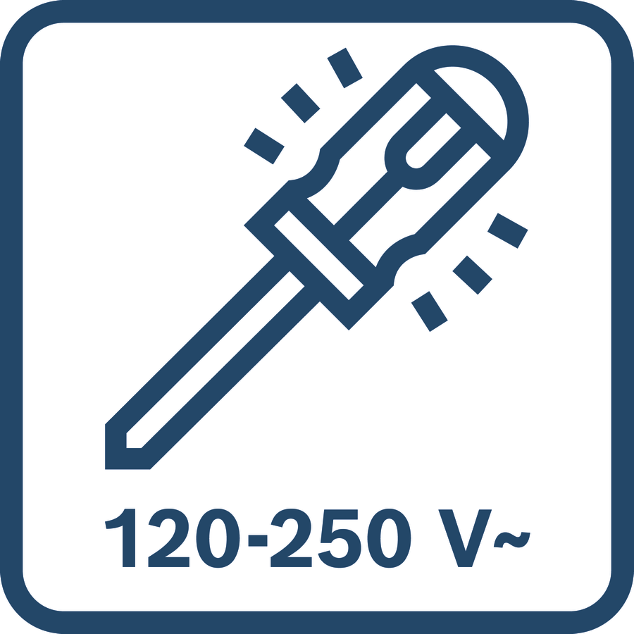 Máy đo điện áp 120-250V.