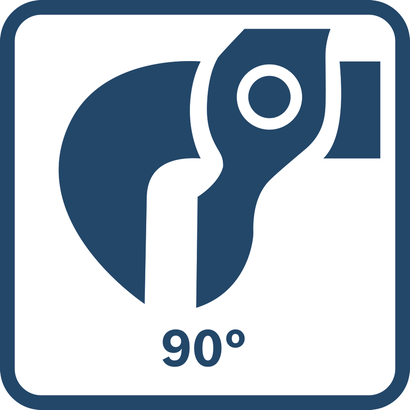 Mỏ lết nước góc 90°, 420 mm chuyên nghiệp