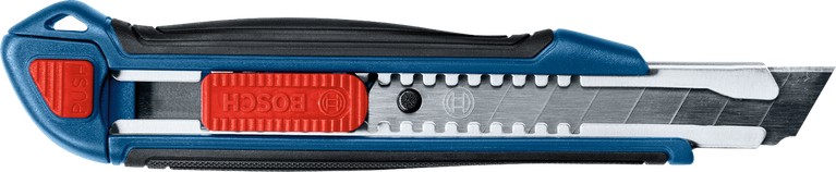 Dao đa năng với lưỡi dao chia đoạn có thể thu vào và tay cầm có vân nhám.