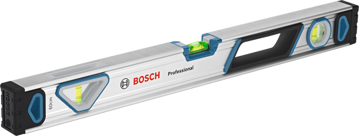 Thước thủy Bosch 60 cm bằng nhôm, độ chính xác cao.