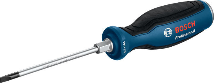 Tua vít Bosch SL4.5x100 bằng crom vanadi.